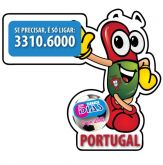 5.000 Ímãs - Verniz Total UV Frente